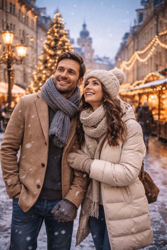 Gutschein für einen Weihnachtsmarktbesuch