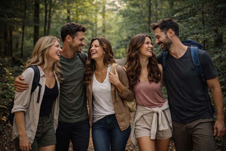 Gutschein für eine Wanderung mit Bewegung